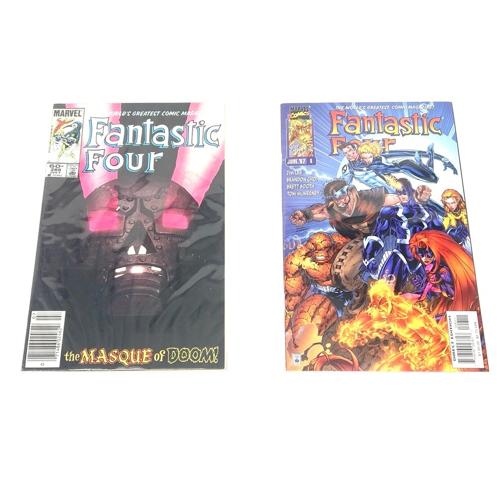 Fantastic Four #268 Marvel 1984 The Masque of Doom Origin She Hulk Lot 2 #8 Vtg